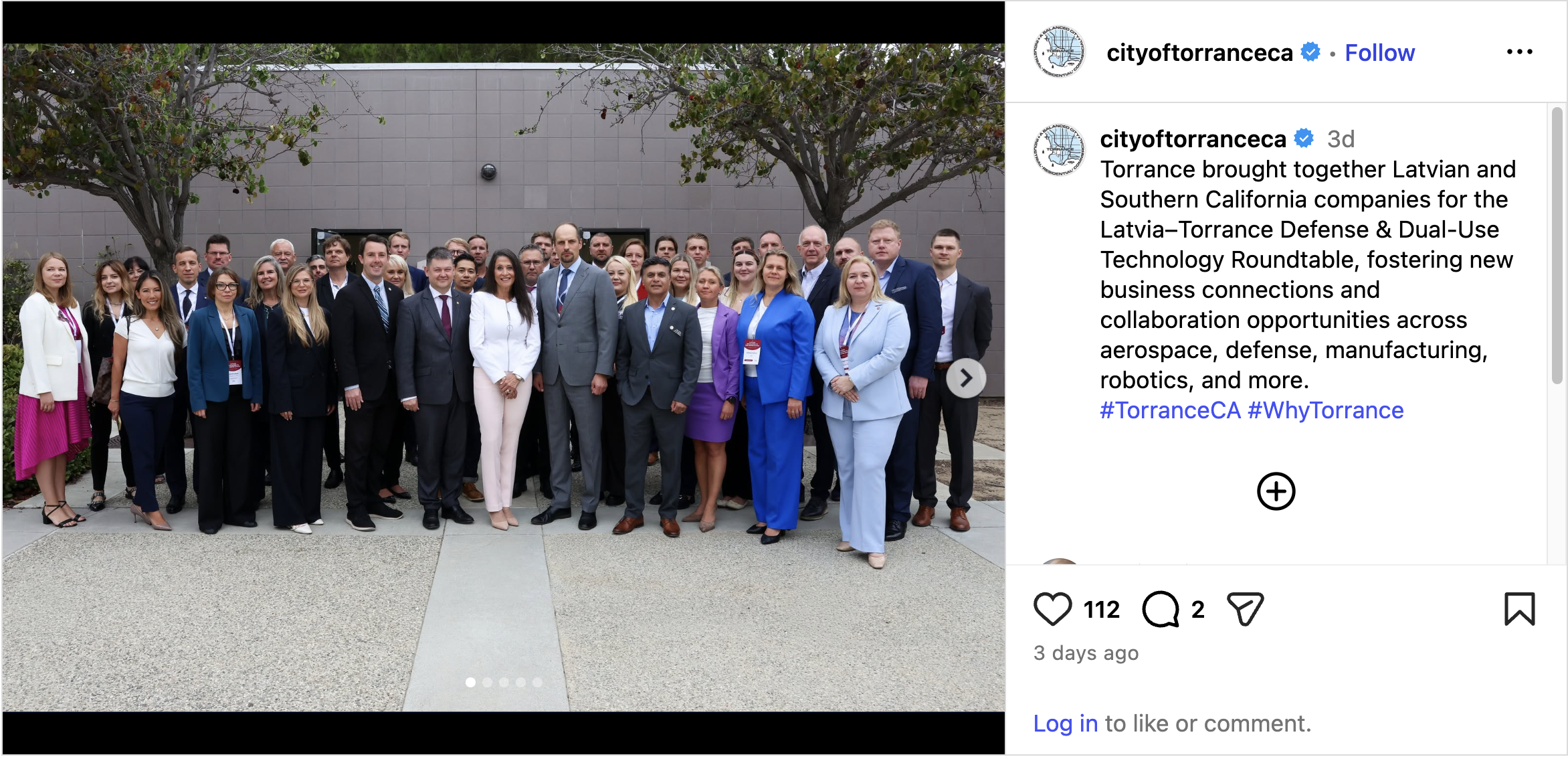 Avanti R&D meets with the Latvian Dual Use delegation in Torrance